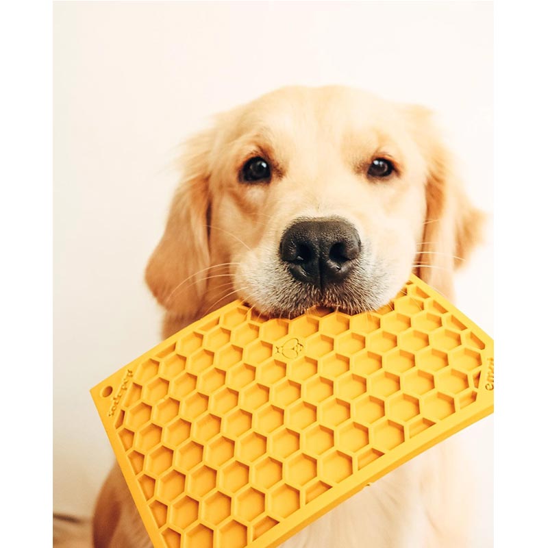 Honeycomb Design Enrichment Lick Mat