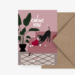 Postkaart / Chews You