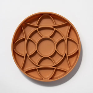 Circulo Slow Feeder Bowl | Nutmeg