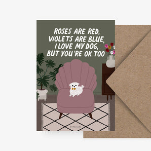 Postkaart / Roses Are Red