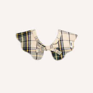 Lola hondenbandana in halsbandmodel | Beige tartan