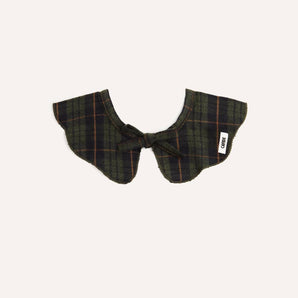 Lola hondenbandana in halsbandmodel | Groene tartan
