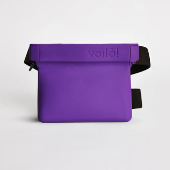 Voilà Large Treat Pouch | Aubergine