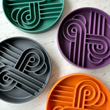 Official brand photo: Zoomies slow feeder bowl | Plum, view 4