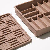 Official brand photo: 3-in-1 Parquet Slow Feeder Bowl | Fig, view 2