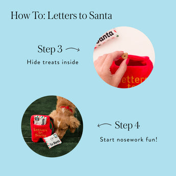 Letters to Santa Interactive Snuffle Dog Toy - official product photo