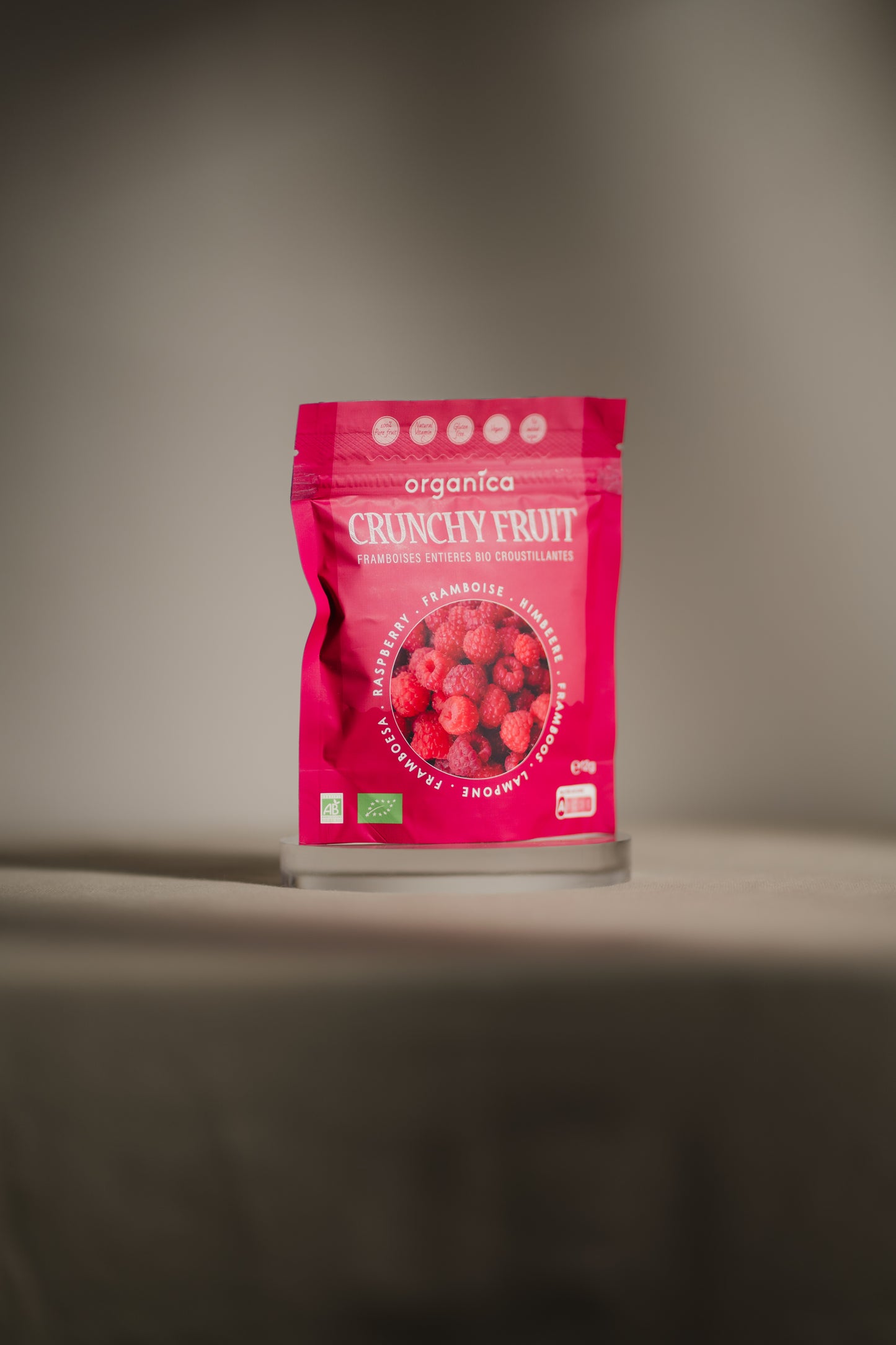Crunchy Fruit Organic Raspberry