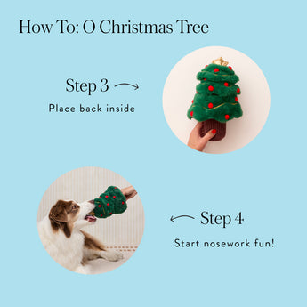 O Christmas Tree Interactive Snuffle Dog Toy - official product photo