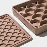 Official brand photo: 3-in-1 Fish Scale Slow Feeder Bowl | Fig, view 2