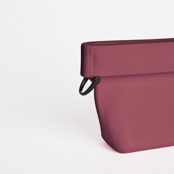 Voilà Mini Treat Pouch | Maroon | Detail 3
