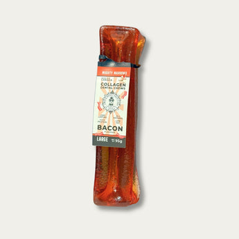 Wag & Bright Mighty Marrows collagen dental chew, Bacon, large