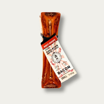 Wag & Bright Mighty Marrows collagen dental chew, Bacon, small