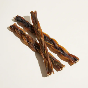 Braided Camel Hide 30 cm on a neutral background
