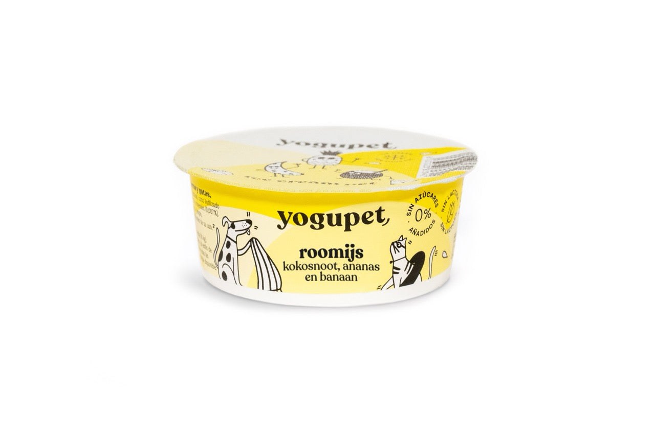 Yogupet Ice Cream - Coconut, Pineapple and Banana