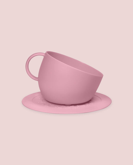 Cup & Plate Set - Pink