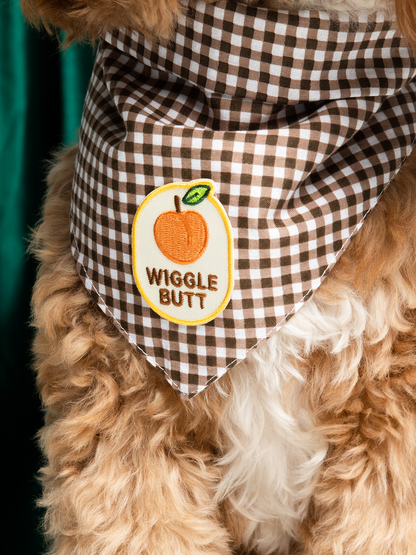 Wiggle Butt iron-on patch for dogs