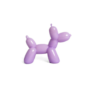 Hand Painted Balloon Dog Candle - Violet