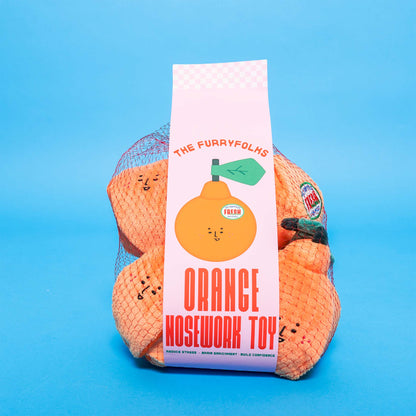 Orange Nosework Toy