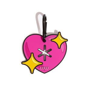 Sparkle Heart Poopy Loop - Dog Waste Bag Holder