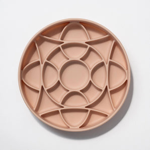 Circulo Slow Feeder Bowl | Rose Water