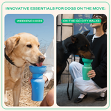 Springland Pets 20oz Flip Dog Travel Water Bottle in Blueberry, image 3