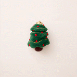O Christmas Tree Interactive Snuffle Dog Toy in action