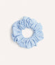 Noa Scrunchie Hair Tie | Blue Swiss-Dot