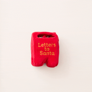 Letters to Santa Interactive Snuffle Dog Toy in action