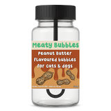 Peanut Butter Meaty Bubbles bottle for dogs and cats, 125 ml