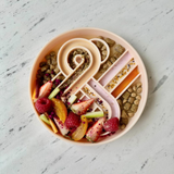 Official brand photo: Zoomies slow feeder bowl | Peach, view 2
