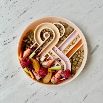 Official brand photo: Zoomies slow feeder bowl | Peach, view 2