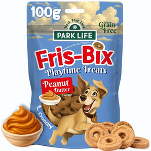 Fris Bix - Frisbee Shaped Peanut Butter Biscuits