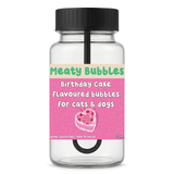 Birthday Cake Meaty Bubbles bottle for dogs and cats, 125 ml
