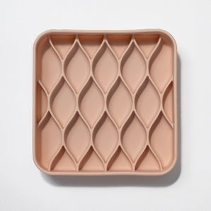 Argyle Slow Feeder Bowl | Rose Water