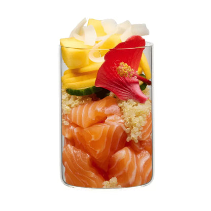 Waikiki Woof: salmon with quinoa, mango and hibiscus