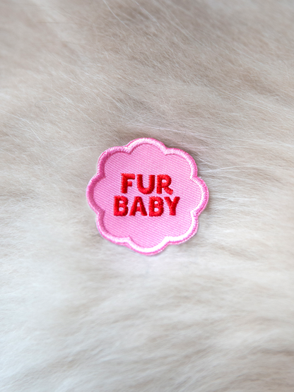 Fur Baby iron-on patch for dogs