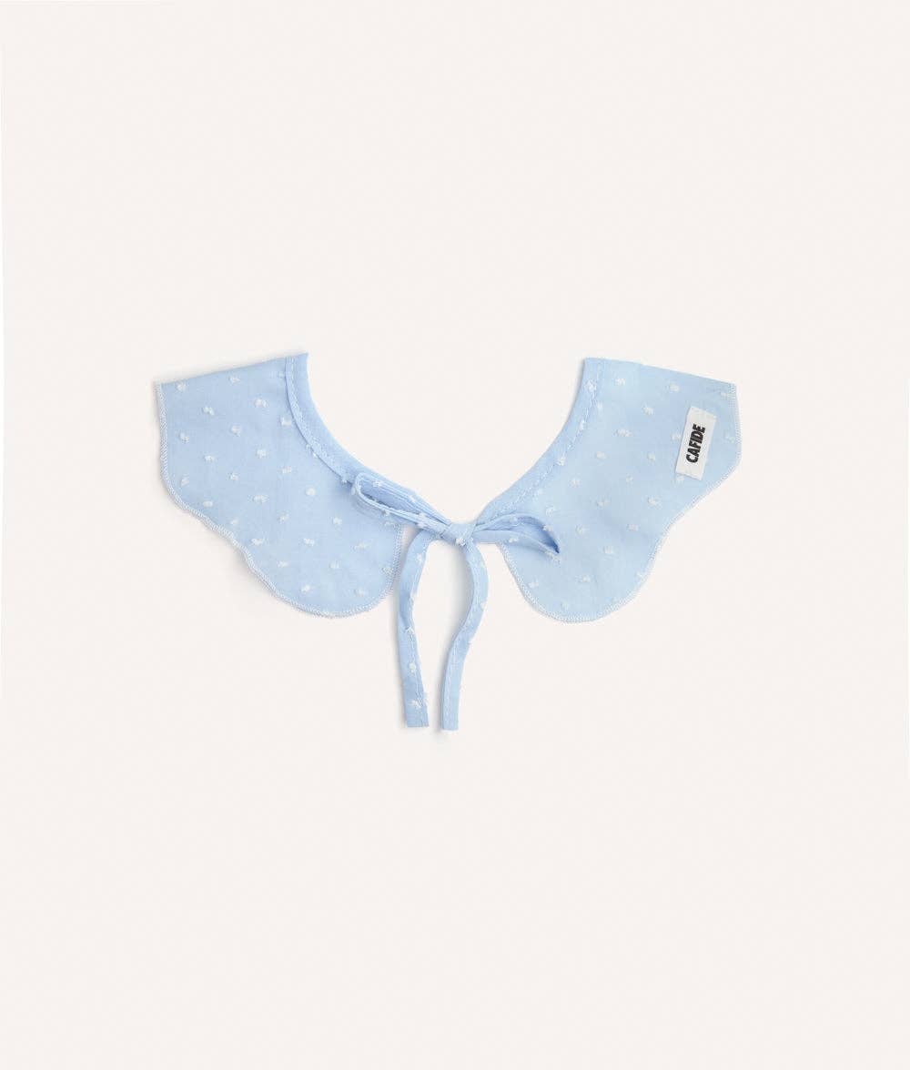 Lola Neck Bandana | Blue Swiss-Dot