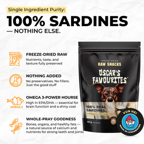 Freeze-Dried Sardines