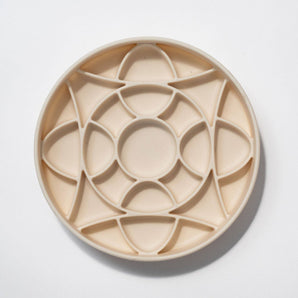 Circulo Slow Feeder Bowl | Buttercream
