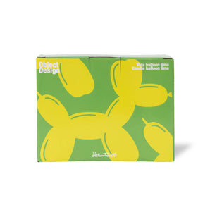 Hand Painted Balloon Dog Candle - Lime