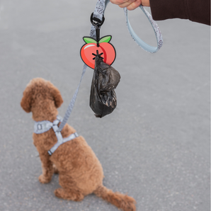 Peach Poopy Loop - Dog Waste Bag Holder