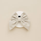 Cocopup London Brown Tweed Sailor Bow Tie displayed front-on against a pale backdrop