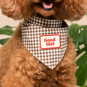 Good Girl iron-on patch for dogs