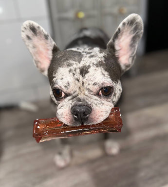 Wag & Bright Mighty Marrows collagen dental chews: Bacon, Beef Liver, Spirulina Beef