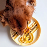 Official brand photo: Zoomies slow feeder bowl | Buttercup, view 2
