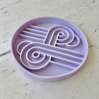 Official brand photo: Zoomies slow feeder bowl | Fig, view 4