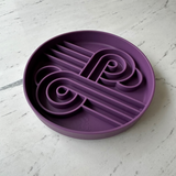 Official brand photo: Zoomies slow feeder bowl | Plum, view 2