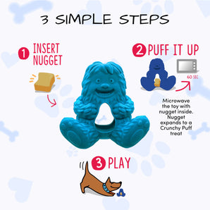 Bundle: Puff And Play Toy + 10 Extra Cheese refills (choose color & flavor)