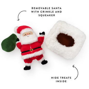Here Comes Santa Interactive Snuffle Dog Toy - official product photo