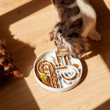 Official brand photo: Zoomies slow feeder bowl | Blueberry, view 4